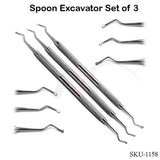Spoon Excavators Set of 3