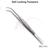 Self Locking Tweezers