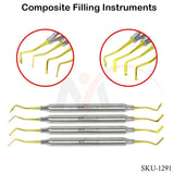 Composite Filling Set of 4 Gold Tips