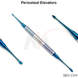 Periosteal Buser Elevator Titanium Blue Tips