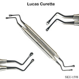 Lucas Curettes Set of 2 Black Tips
