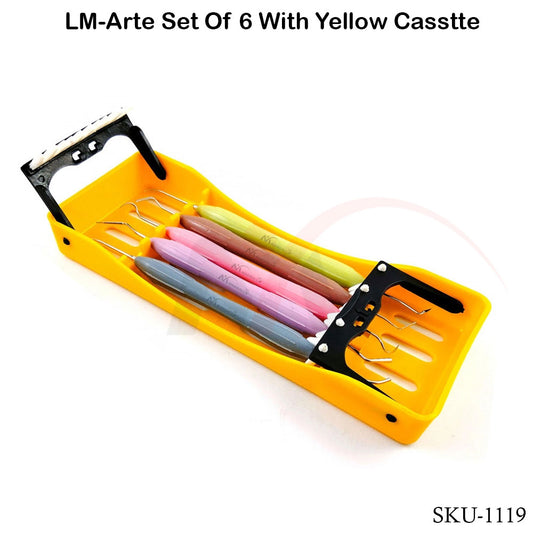 LM Arte Set of 6 Yellow Cassette
