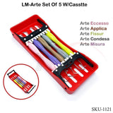 LM Arte Set of 6 Red Cassette
