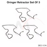 Oringer Retractors Set of 3