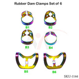 Rubber Dam Clamps Set of 6