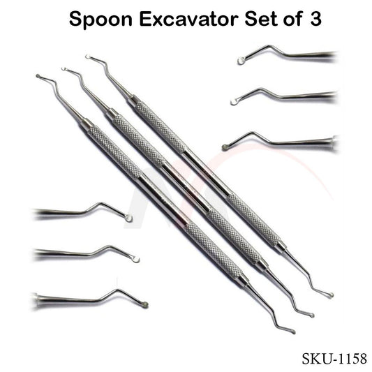 Spoon Excavators Set of 3