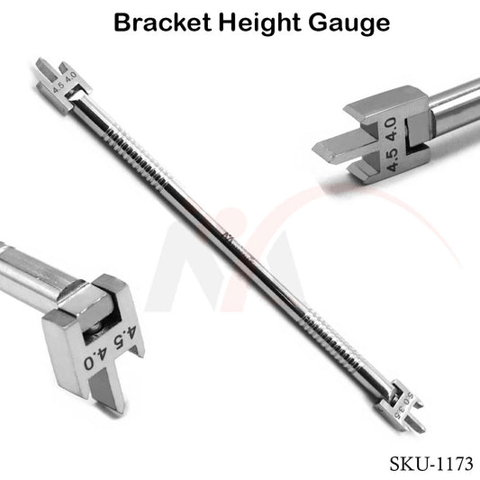 Dental Bracket Height Movable Gauge