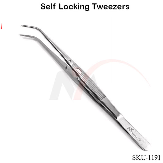 Self Locking Tweezers