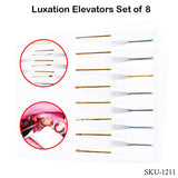 Luxation Elevators Set of 8 Gold Tips