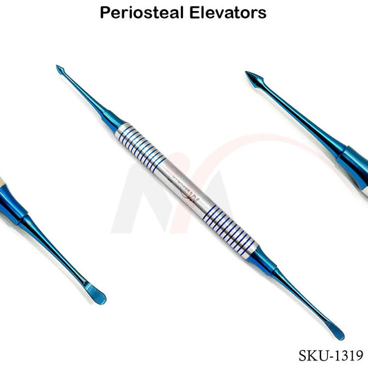Periosteal Buser Elevator Titanium Blue Tips