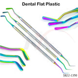Flat Plastic Set of 3 Multi Coated Tips