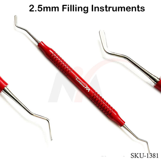 Flat Plastic 2.5mm Red