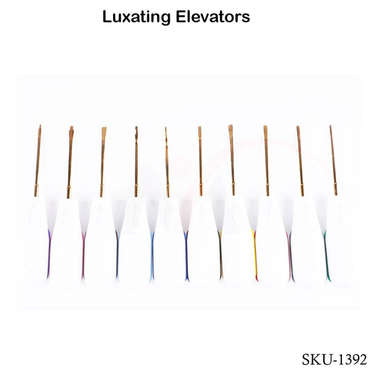 Luxation Elevators Set of 10 Gold Tips