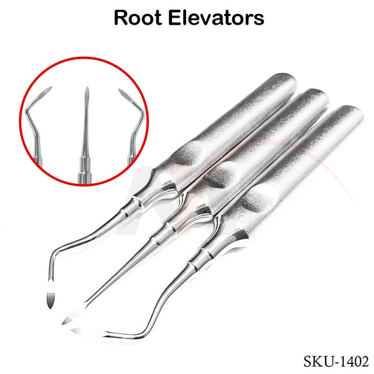 Dental Root Elevators Set of 3