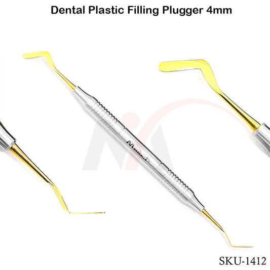Dental Plastic Filling Plugger 4mm Gold Tips