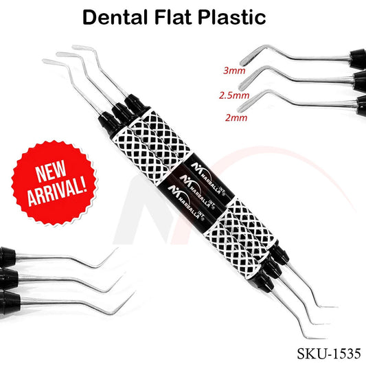 Flat Plastic Set of 3