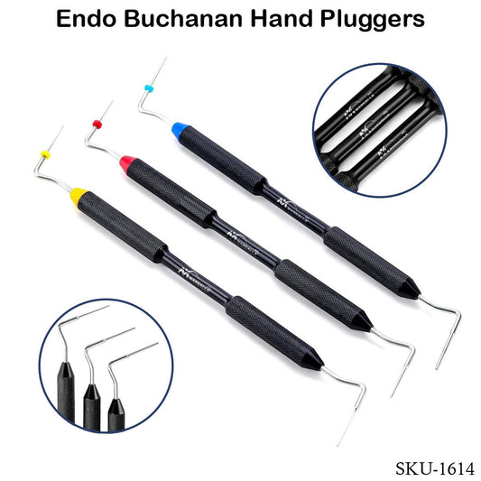 Dental Buchanan Hand Pluggers Set of 3