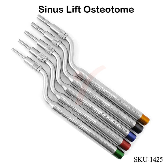 Sinus Lift Osteotome Set of 5 Curved