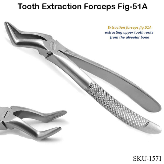 Tooth Extraction Forceps Fig-51A