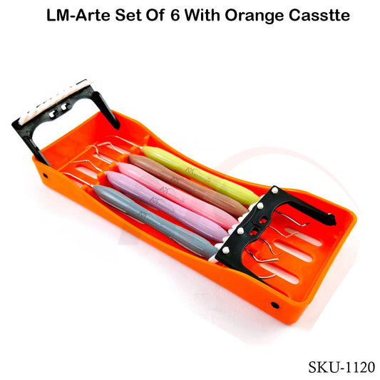 LM Arte Set of 6 Orange Cassette