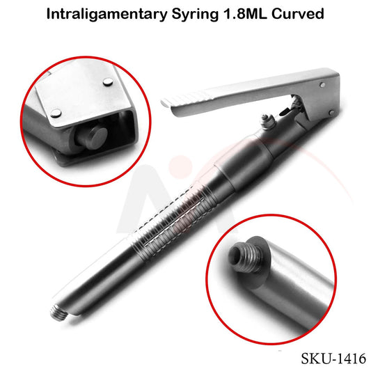 Intraligamentary Syringe 1.8ml Curved